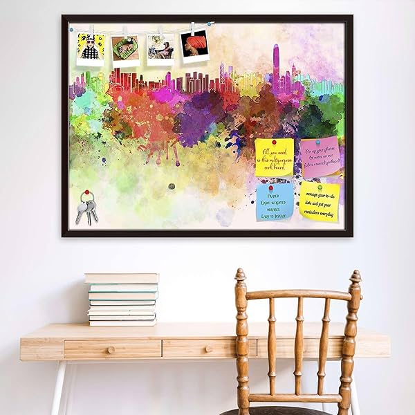 Image of ArtzFolio Hong Kong Skyline Pin board