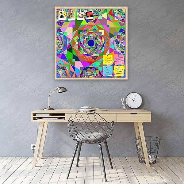 Image of ArtzFolio Kaleidescope Mosaic | Bulletin Board Notice Pin Board