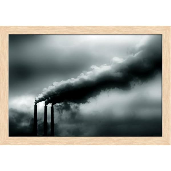 Image of ArtzFolio Pollution Coming From Power Plant