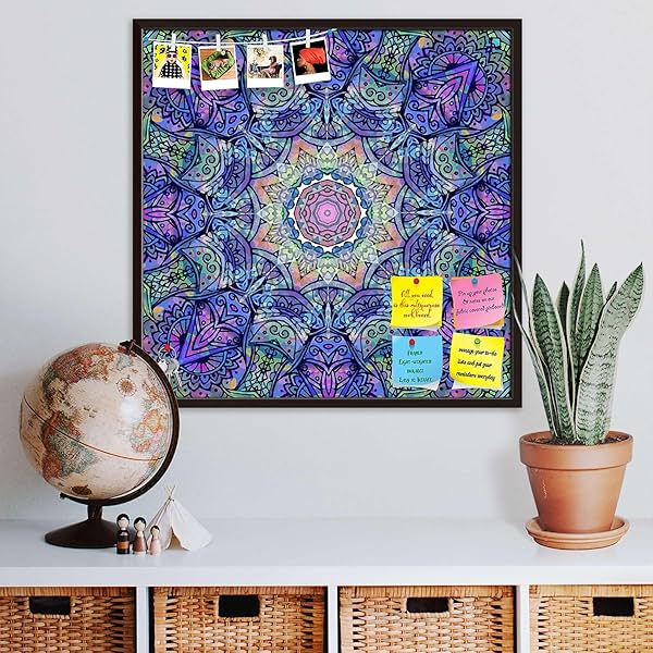 Image of ArtzFolio Traditional Motif Art | Bulletin Board Notice Pin Board 