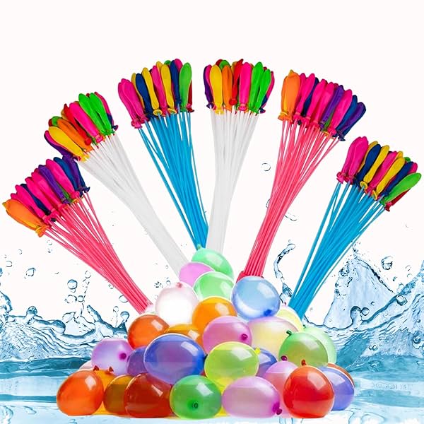 Image of Ascension Set of 6 Bunch 222 MagicWater Balloons / Multcolor Filling in 60 Seconds Easy Quick Start Splash Party