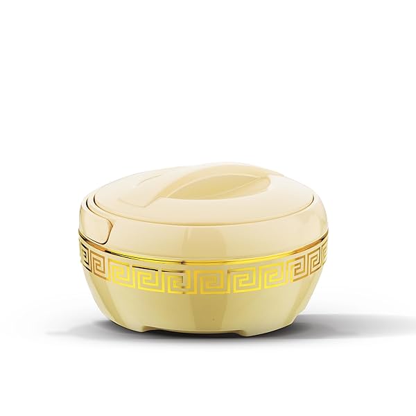 Image of Asian Plastowares Orchid Gold Casserole - 2500ML