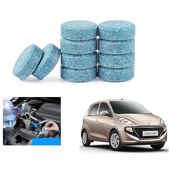 Image of Asryd Car Wiper Detergent Effervescent Tablets Auto Windshield Cleaner Glass Tablets