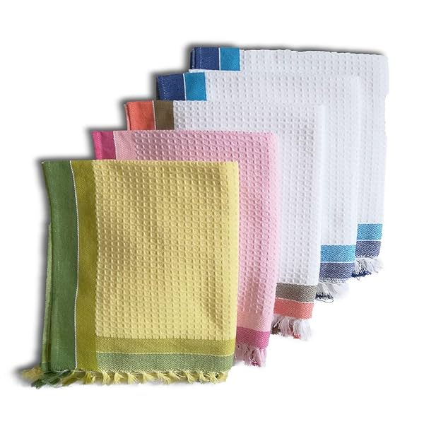 Image of Athom Living Cotton Bath Towel Pack of 5