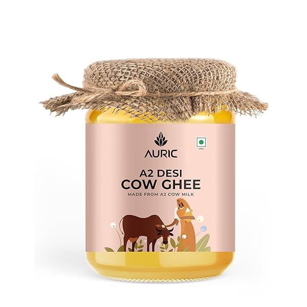 Image of Auric A2 Bilona Desi Cow Ghee 500 ml