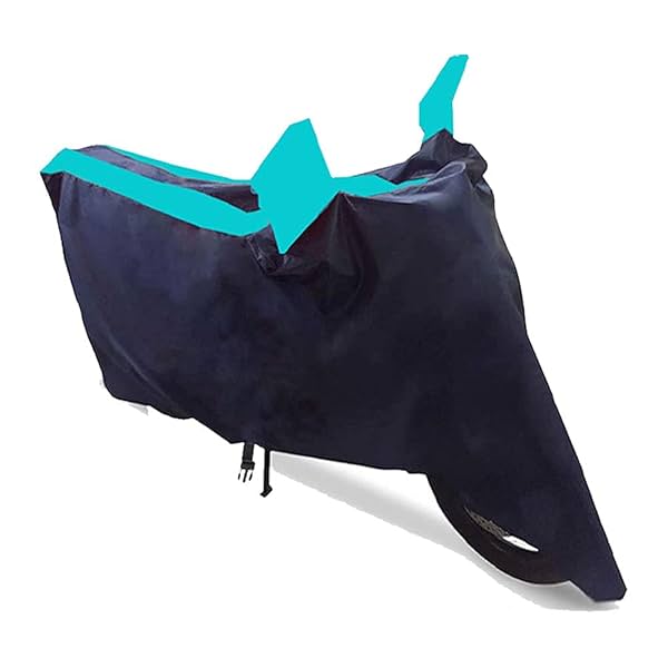 Image of Auto Pearl-Cyan Blue Bike Cover with Carry Bag