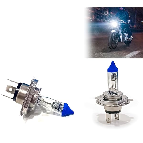 Image of Auto Pearl Halogen H4 Headlight Bulb.