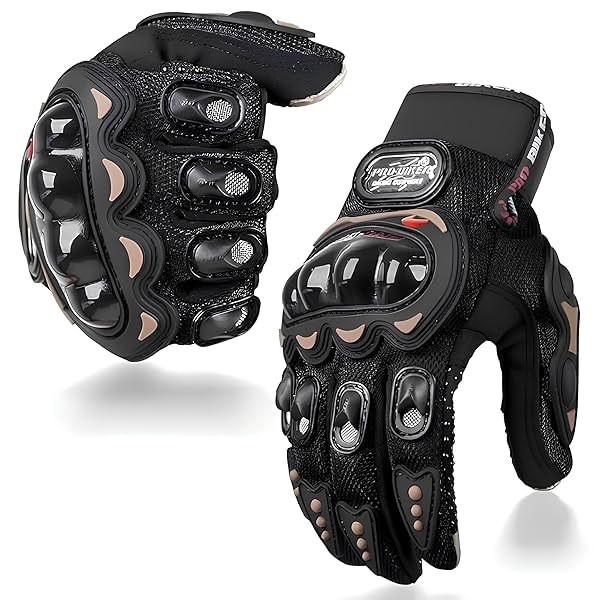 Image of AutokraftZ Black Probiker Gloves