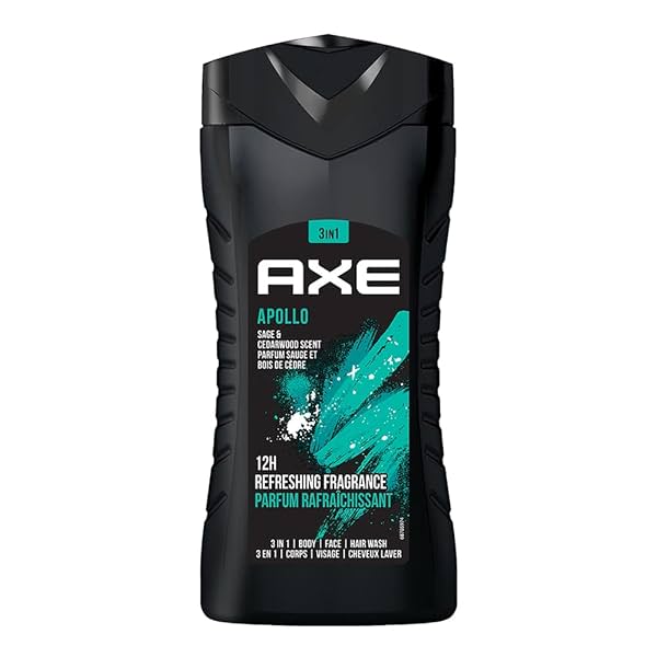 Image of Axe Apollo 3 In 1 Body, Face & Hair Wash for Men