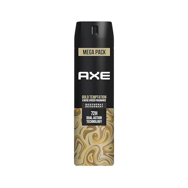 Image of Axe Gold Temptation Long Lasting Deodorant Bodyspray For Men, 215ml