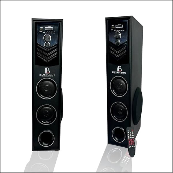 Image of BASSBUDDY Single Tower Speaker 100 Watt RMS Output.