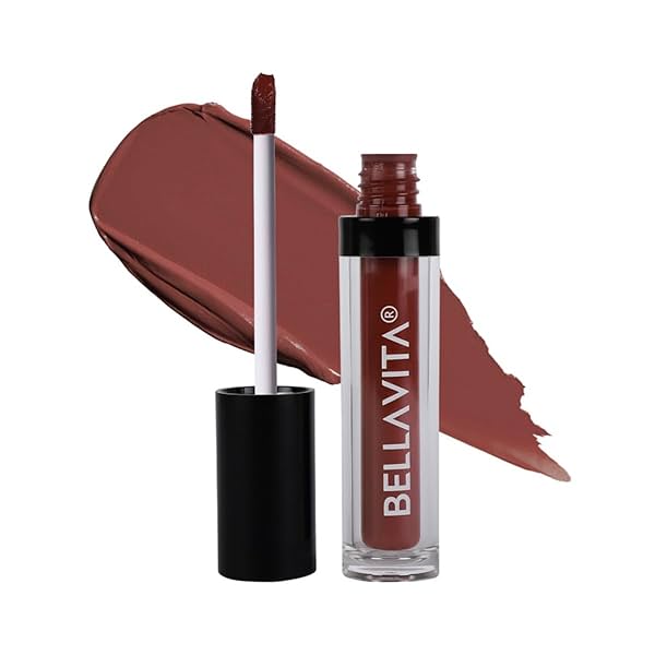 Image of BELLAVITA Kiss-Proof Liquid Lipstick 4.5 ml Mocha Madness