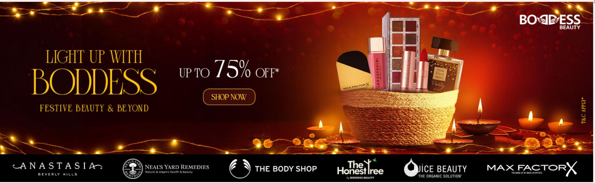 Image of BODDESS Festive Beauty Offer : Up To 75% off 