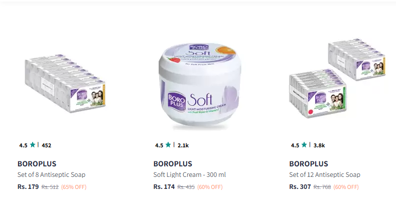 Image of BOROPLUS Beauty Produts up to 65% Discount