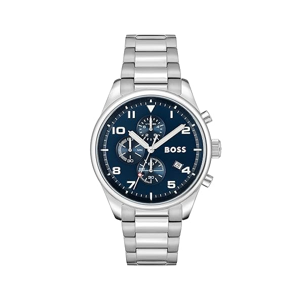 Image of BOSS View Different Times and Date. Analog Blue Dial Men's Watch