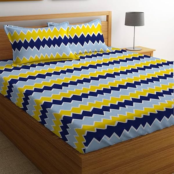 Image of BSB HOME 100% Microfiber bedsheet for Double Bed 