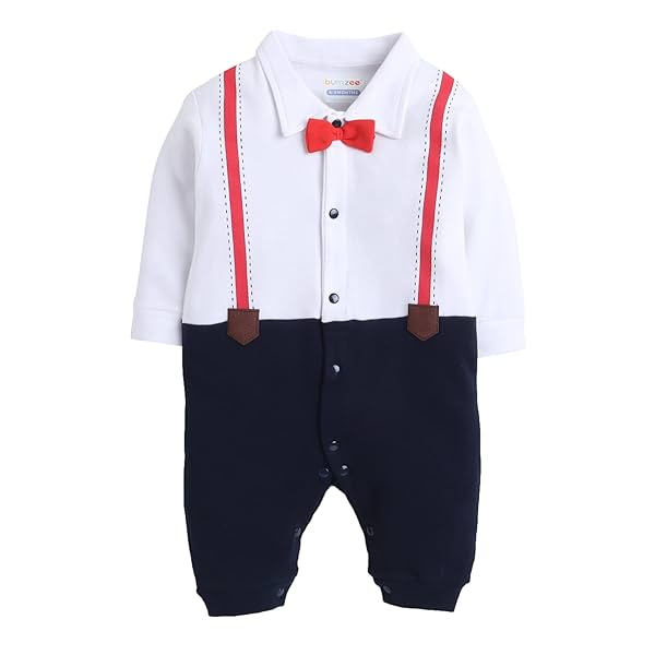 Image of BUMZEE Baby-Boys Cotton Cartoon Rompers