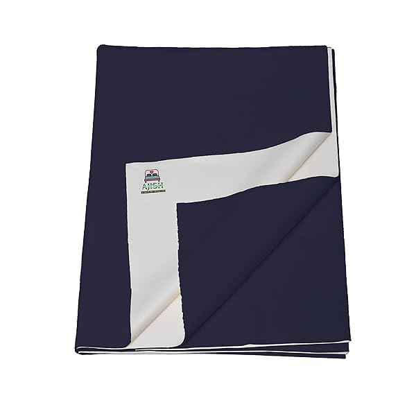 Image of Baby Bed Protector 50X70CM Dark Blue Small - Pack of 1