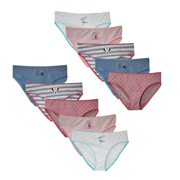 Image of Baby Girls' Cotton Panties (Pack of 10)