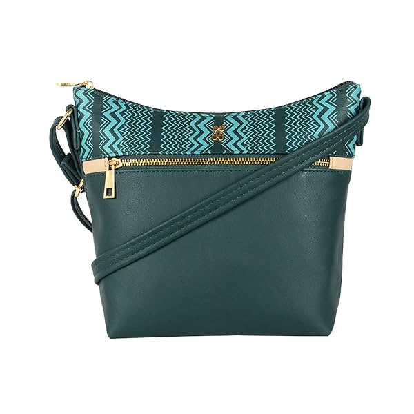 Image of Baggit Women Green Sling Bag 