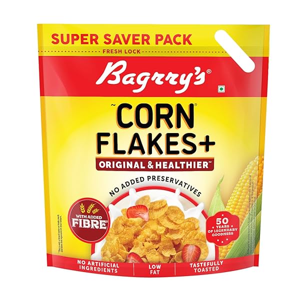 Image of Bagrry's Corn Flakes Plus 1.2kg Pouch 