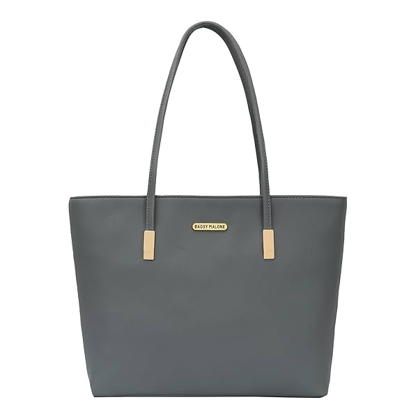 Image of Bagsy Malone Super Stylish Tote Bag (Grey)