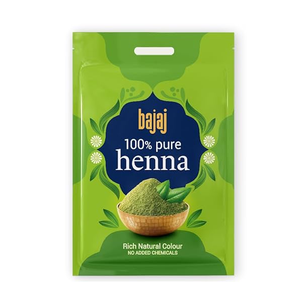 Image of Bajaj 100% Pure Henna 500 gm