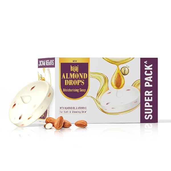 Image of Bajaj Almond Drops Moisturizing Soap 5 X 125g