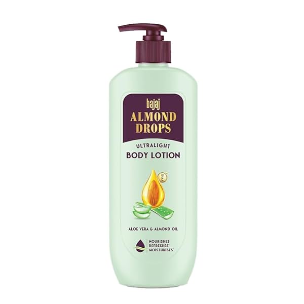 Image of Bajaj Almond Drops Ultralight Summer Body Lotion , 400 ml