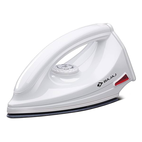 Image of Bajaj DX-6 1000W Dry Iron with Advance Soleplate and Anti-bacterial German Coating Technology, White