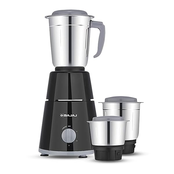 Image of Bajaj GX-1 Mixer Grinder 500 W|Superior Mixie For Kitchen|2-in-1 for Dry Grinding