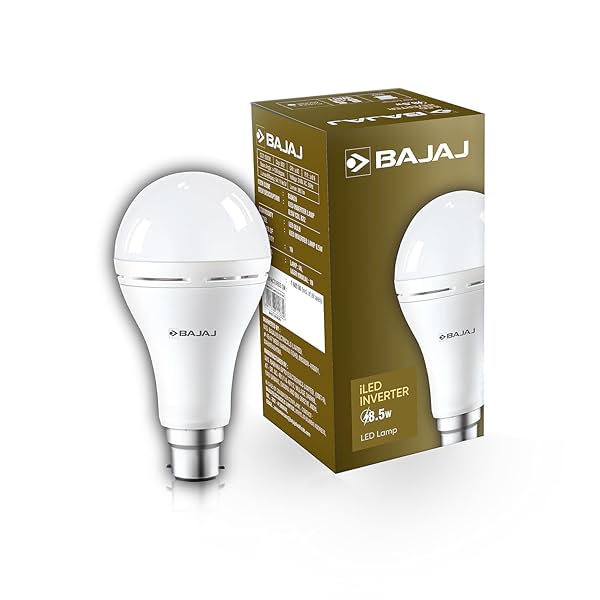 Image of Bajaj LEDZ 8.5W Rechargeable Emergency Inverter LED Bulb