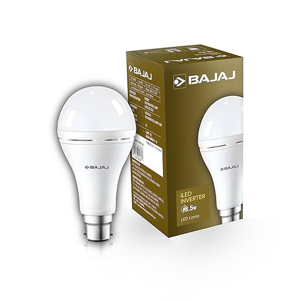 Image of Bajaj LEDZ 8.5W Rechargeable Emergency Inverter LED Bulb