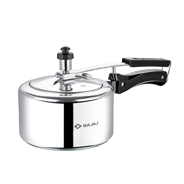 Image of Bajaj Pcx 42 Ss 2 liter Stainless Steel Pressure Cooker With Inner Lid