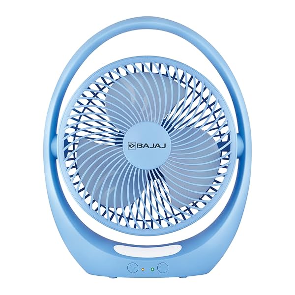 Image of Bajaj Pygmy Go 178 mm Mini Fan with LED Lighting| Rechargeable Fan