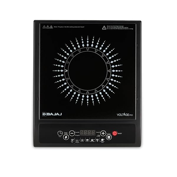 Image of Bajaj Splendid 120Ts 1200 Watts Tempered Glass Induction Cooktop