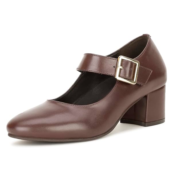 Image of Bata Womens Pump Shalita Pump E 23 in Brown