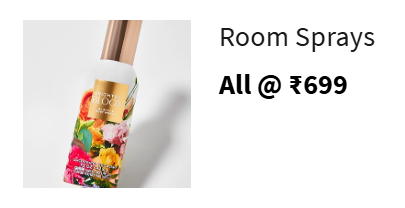 Image of Bath & Body Works Offer: All Room Sprays @ ₹699