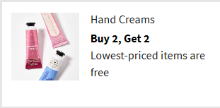 Image of Bath & Body Works Offer : Buy 2 Hand Creams Get 2 Free 