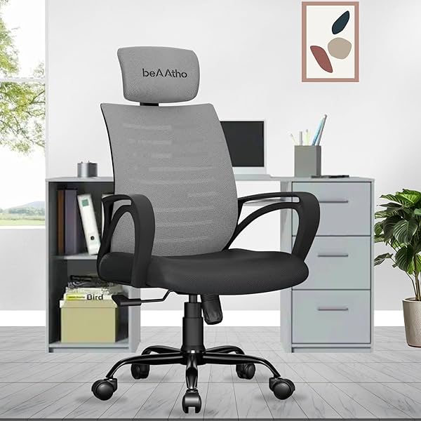 Image of BeAAtho Verona Executive Mesh Office ChairQ