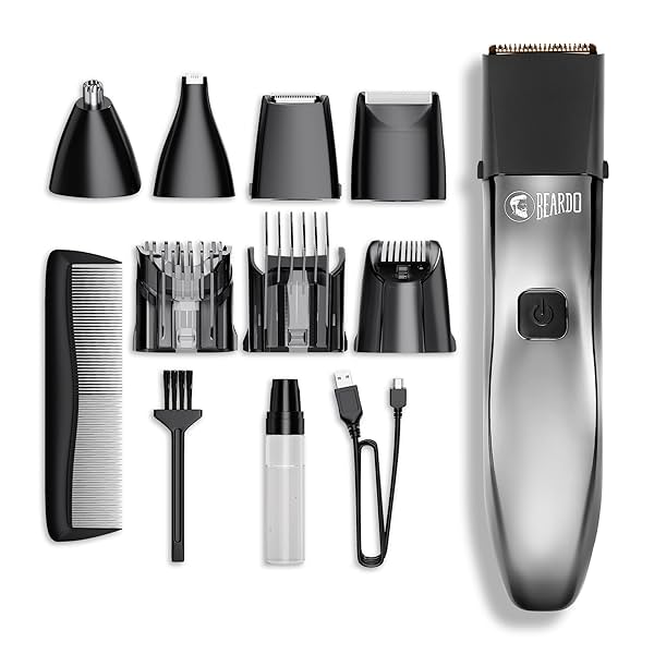 Image of Beardo Chrome Beast Multipurpose Full Body Groomer Trimmer Set For Men