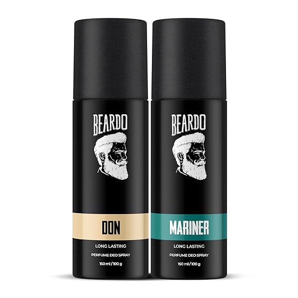 Image of Beardo Mariner & Don Perfume Body Spray 150ml Each Combo Long Lasting Deo For Men