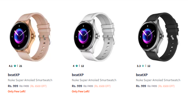 Image of Beatxp Amoled Smartwatch @ Flat ₹799