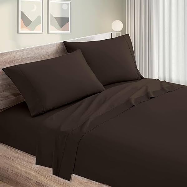 Image of Bedsheet Microfiber with 2 Pillow Cover chadar 