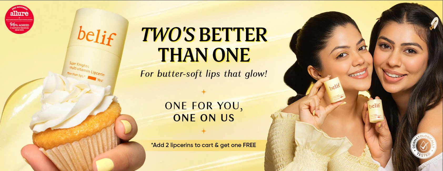 Image of Belif India Offer: Buy 1 Lipcerin get 1 Lipcerin Free