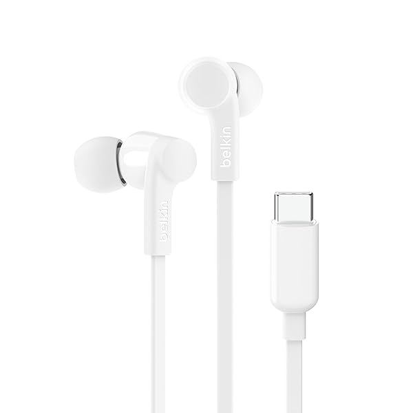 Image of Belkin SOUNDFORM™ Wired Earbuds with USB-C Connector and mic, 