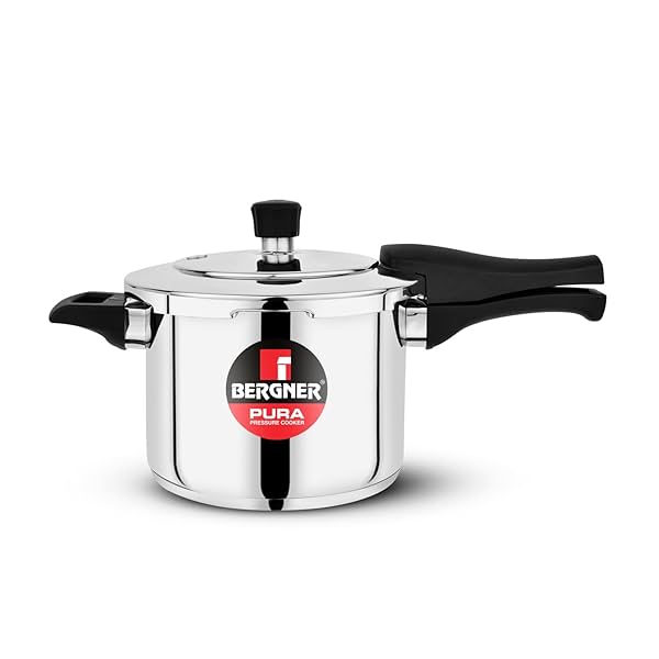 Image of Bergner Pura Stainless Steel 3.5 L Pressure Cooker.