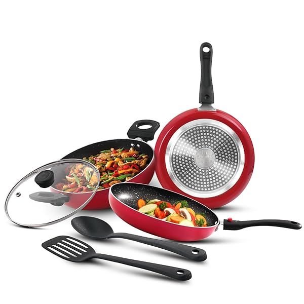 Image of Bergner Sherry Plus Non-Stick 6 pcs Cookware Set