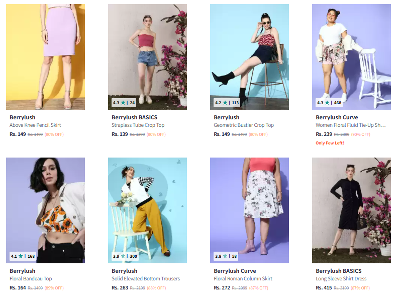 Image of Berrylush Women's Clothing Up-to 90% Discount.