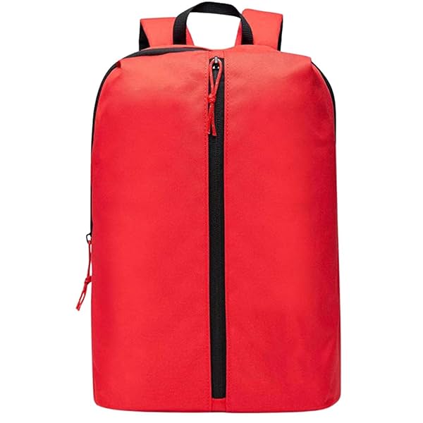 Image of BigPlayer Men's and Women's Red PU Casual Backpack 